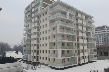 Paderewskiego Park w zimowej scenerii :)